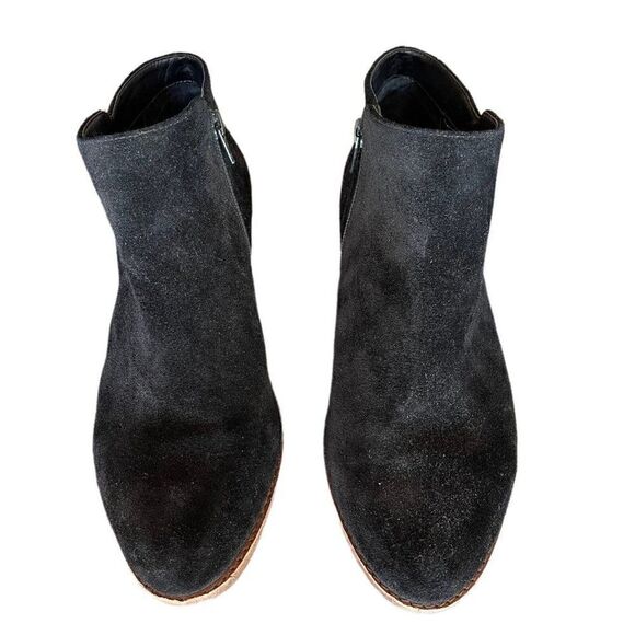 Alex Marie Womens Black Suede Leather Closed Toe Fall Ankle Bootie Sz 9 - Picture 10 of 10